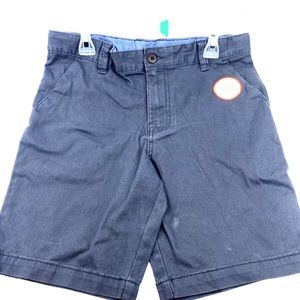 School Uniform Shorts Size 10 Husky Boys Gray Stretch Adjustable Waist Pockets